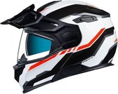 Nexx X.Vilijord Continental White Black Red Modular Helmet 2XL