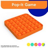 Must-Have for Kids® | Pop It "Oranje" Vierkant - Pop It Fidget Toy - Fidget Toys - Speelgoed Meisjes