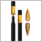 Holographic pigment pen Gold/Powder Aurora pen/Magic Mirror Poeder/Powder Chrome Pen