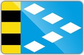 Vlag gemeente Súdwest-Fryslân - 100 x 150 cm - Polyester