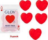 5-Pack GLOV Heart makeup remover pads