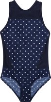 Badpak met racerback- Navy ster 116-122