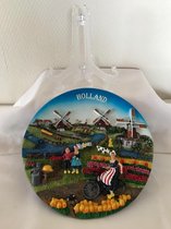 Bord Holland kleurrijk wandbord souvenir cadeau