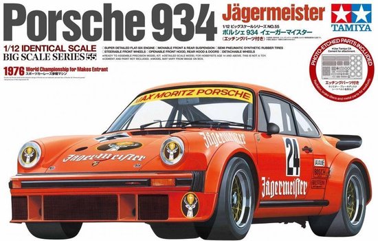 Porsche Turbo RSR 934 Jägermeister - Max Moritz Racing - Maquette Tamiya  1:12