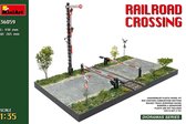 1:35 MiniArt 36059 Railroad Crossing Plastic Modelbouwpakket