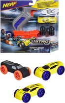 Nerf - Throttleshot Bliz- Nitro - Set - Lanceer - Met 3 auto's - Schuimauto - Van Hasbro
