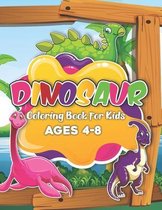 Dinosaur Coloring Book for Kids: 8.5 x 11 inch 21.59 x27.94 cm 60 pages coloring book pattern designe in glossy cover