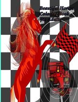 Beautiful Horses Coloring Book for Adults