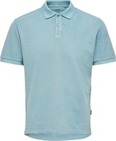 ONLY & SONS ONSPAGE SLIM WASHED POLO Heren Poloshirt - Maat S