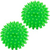 ScSPORTS® Massage bal - Set van 2 - Voor triggerpoints - 8 cm - Egelbal - Groen