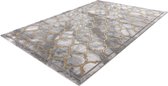 Marmaris Vloerkleed Superzacht Shiny 3D effect Marmer Vloer kleed Tapijt Karpet 200x290 Goud