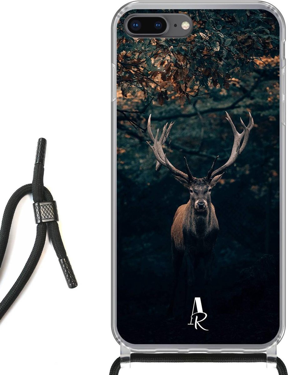 iPhone 8 Plus hoesje met koord - Deer