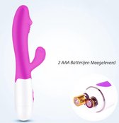 vibrator voor vrouwen/g-spot-clitoris stimulator/incl batterij/30 standen/20 cm