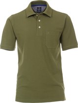 Redmond regular fit poloshirt - army groen -  Maat: M