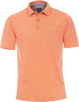 Redmond regular fit poloshirt - oranje melange -  Maat: 4XL