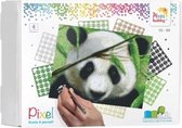 Pixelhobby Classic Panda 20x25 cm - Bestaat uit 4 basisplaten