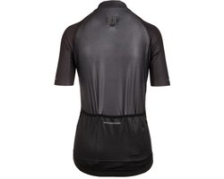 BIORACER Sprinter Coldblack - Fietsshirt Zomer - Dames - Zwart - Korte Mouw - UV & Ademend - Aansluitend - Maat XXL