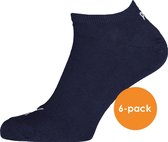 Puma unisex sneaker sokken (6-pack) - navy blauw - Maat: 35-38