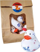 DUCKYbag DUTCH DUCKY Delft &Tulp & Fiets 3 stuk