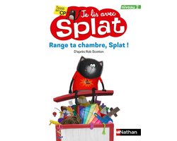 Je lis avec Splat niveau 2 - Range ta chambre, Splat - Je lis avec Splat - CP Niveau 2 - Dès 6 ans