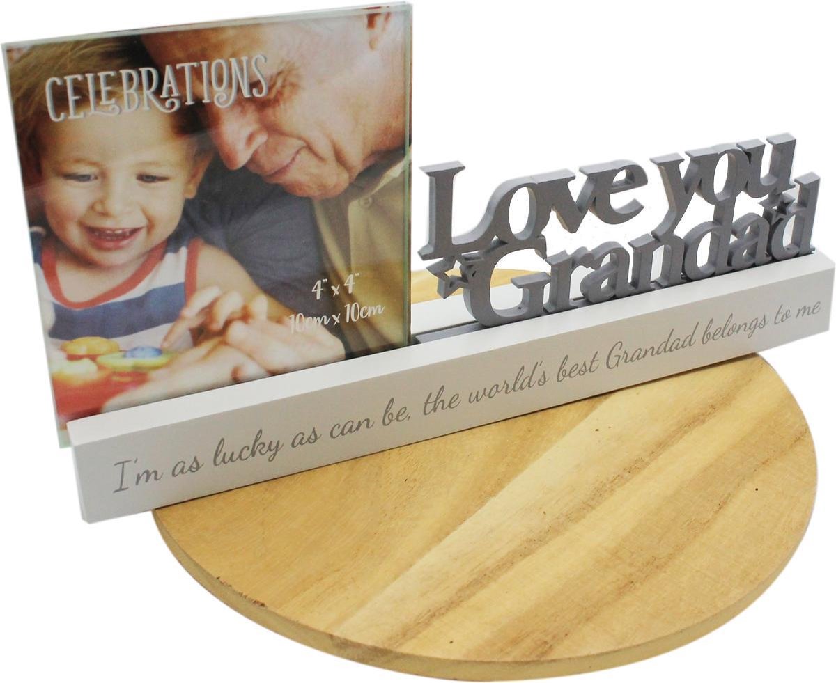 Fotolijstje, 'Love you Grandad' - Vaderdag
