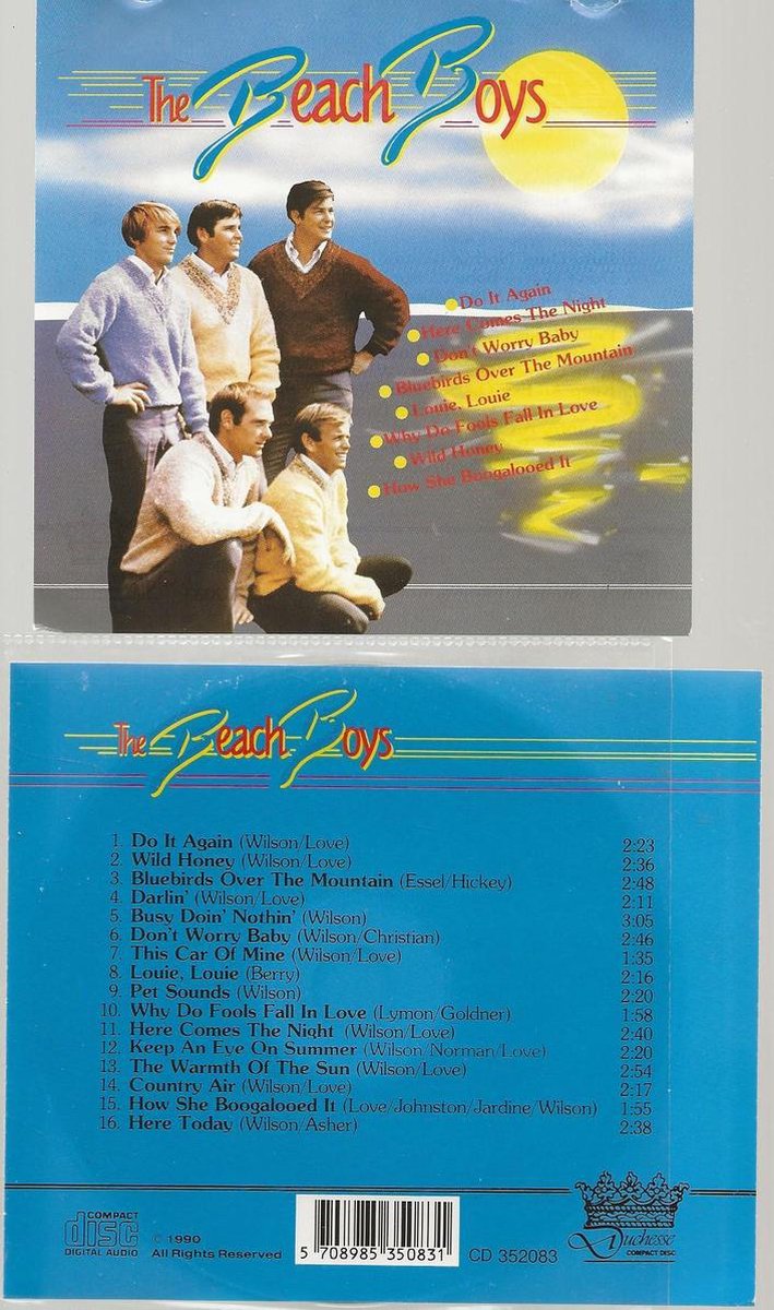 The Beach Boys -Duchesse - CD
