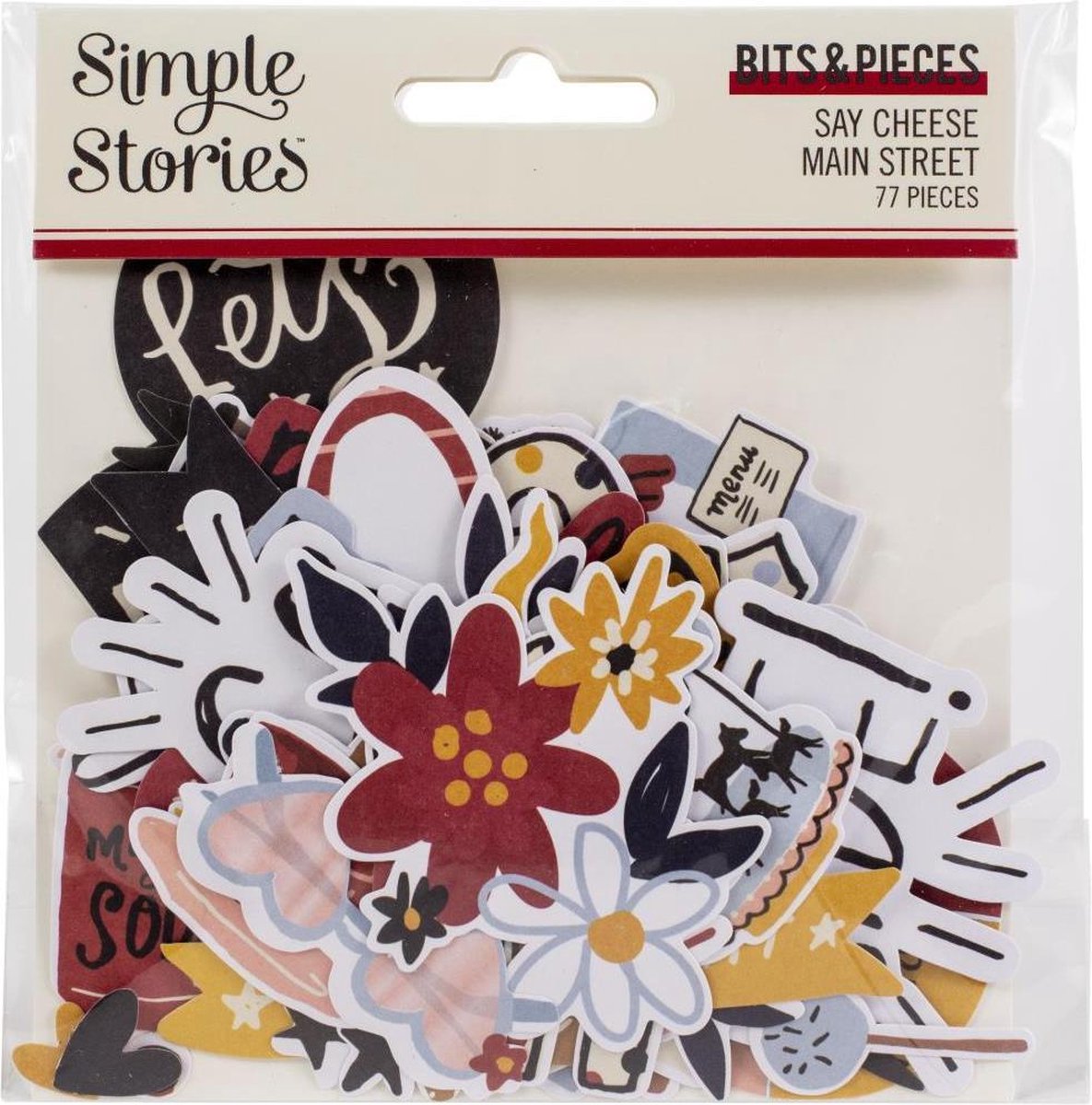 Simple Stories Say Cheese Main Street Journal Bits & Pieces Die-Cuts 39/Pkg (SCM14217)