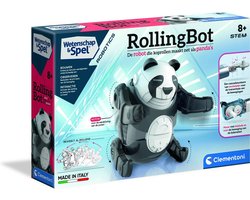 foto van Clementoni Wetenschap & Spel Robotics - Rollende Bot, STEM kit, speelgoedrobot voor kinderen, 7-10 jaar, 66988