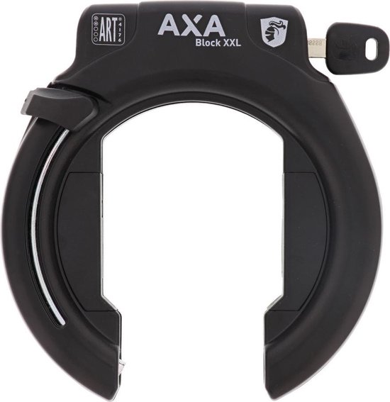 AXA Block XXL Ringslot Zwart + AXA ULC Insteekketting 130 cm 5,5 mm Zwart van AXA — afbeelding 4