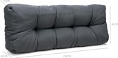 Palletkussens Comfort Rugkussen 120x40x10-15 CM