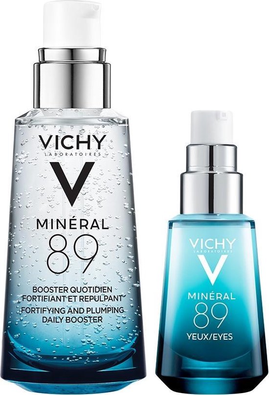 Vichy Minéral 89 Hydratatie Boost Routine kit - Minéral 89 Booster Serum 50ml - Ogen 15ml - 2 producten