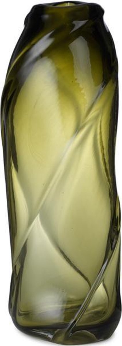 Ferm Living Water Swirl Vaas Groot Moss Green