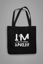 Totebag League of Legends I'm Jungler - Zwart