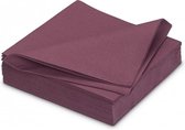 GALA Servetten - Prune - 40x40cm - 25 Stuks - Paars/Roze