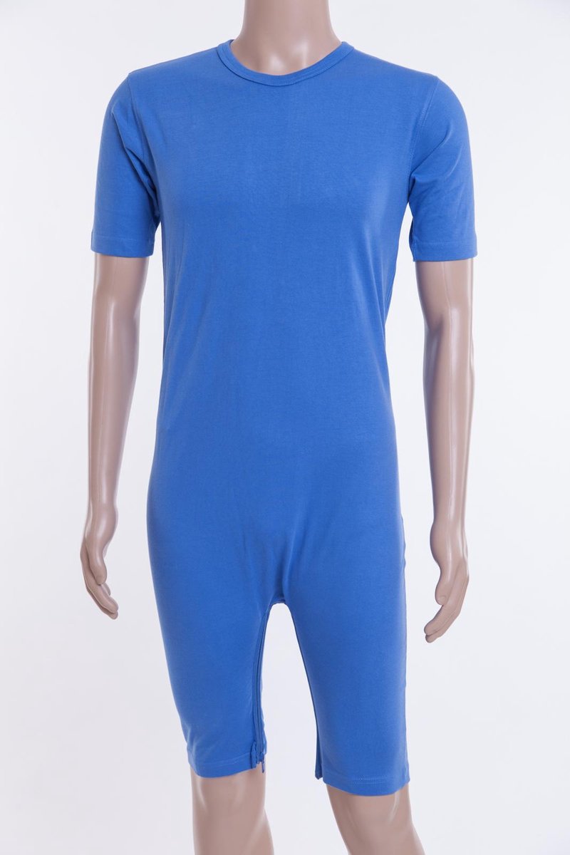 Body Hansop met been- & rugrits Hemd Pyjama Korte mouwen Plukpak Maat L
