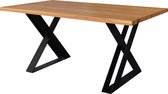 Mobi Furniture Wide Glued - Eiken Eettafel - Z poten