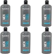 Syoss Shampoo Men – Clean & Cool - Voordeelverpakking 6 x 500 ML