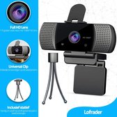 Lofrader Webcam van hoge Kwaliteit 2021 Model Full HD 1080P - Webcam voor pc / webcam voor laptop - Webcam met Microfoon - Webcams