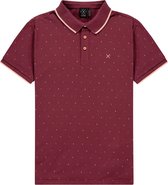 Kultivate Polo PL Hexagon Rood - Maat L