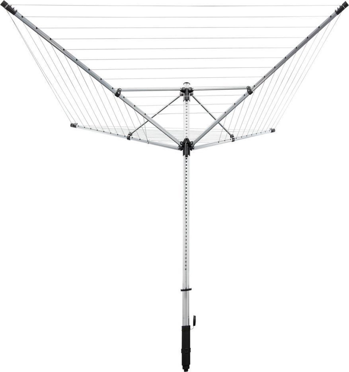 Bol.com Leifheit Droogmolen Linolift 600 Evo - incl. betonanker en beschermhoes - 60m aanbieding