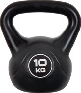 Pure2Improve Kettlebell - Fitness - Kettlebells - Gewichten - 10kg - Zwart PVC