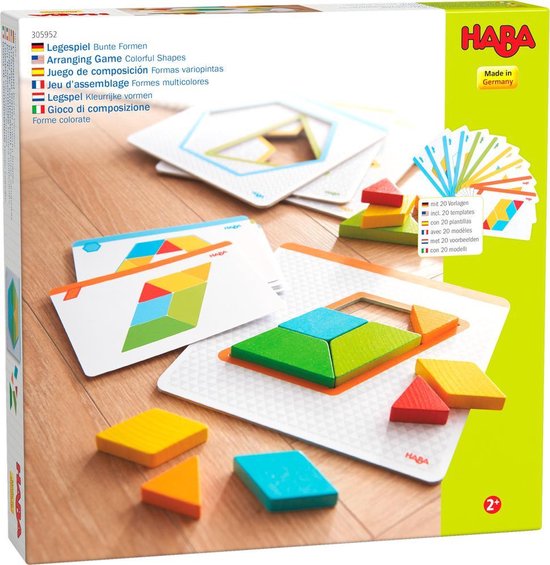 Afbeelding van het spel HABA Legspel Kleurrijke vormen