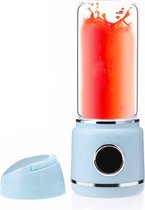 DryIce 420ML - Blender to go  - Blauw - Smoothie maker - Premium - Display - Smoothie Blender - Draadloos - oplaadbaar - Powerbank - Mini Blender - Draagbare blender