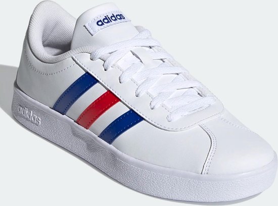 adidas Sneakers - Maat 36 2/3 - Unisex - wit - blauw - rood | bol.com