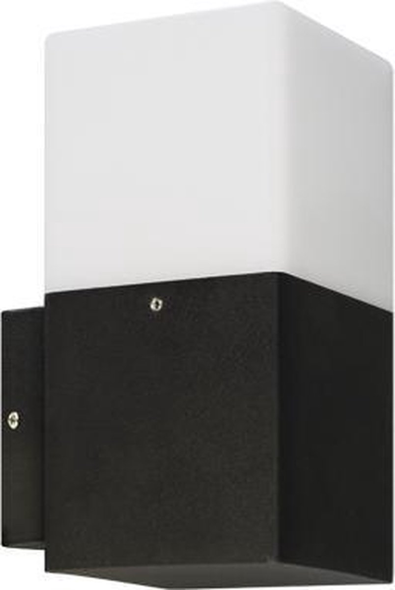 STRÜHM GRYF Buitenlamp - Wandlamp - Vierkant - Up - E27 - Zwart