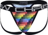 Andrew Christian Disco Pride Jock Thong - Maat S - Herenstring - Jockstrap - Mannen ondergoed