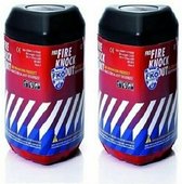Fire Knock Out 1.6 - set 2 stuks - automatische brandblusser - schuimblusser - blusser - automaat - fko - blusapparaat - brandbeveiliging - brandpreventie - brandveiligheid