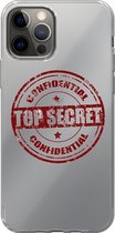 Apple iPhone 12 / Pro - Smart cover - Zwart - Top - Secret