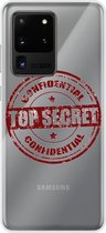 Samsung Galaxy S20 Ultra - Smart cover - Zwart - Top - Secret