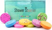 ProblemSolvers Shower Steamers (8 stuks) - Douche Tabletten - 8 Verschillende Geuren - Stoom Tabletten - Aromatherapie - Handgemaakt - Organisch - Eco Friendly